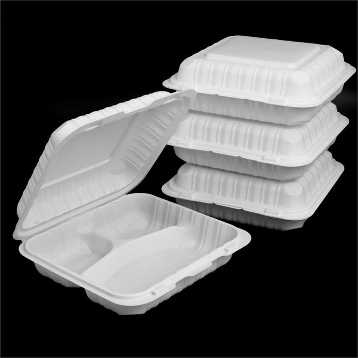 Factory Price Black Square Hinged Lid Plastic Take Out Food Packaging Fried Chicken Boxes Food Container For Deli Shop