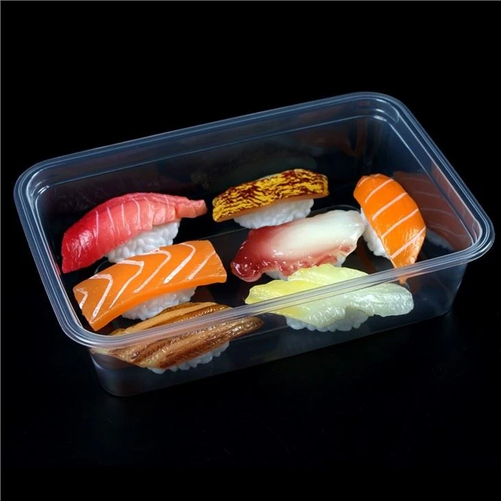 High Quality Transparent Disposable Takeaway Plastic Lunch Box Microwave PP Food Container With Lid