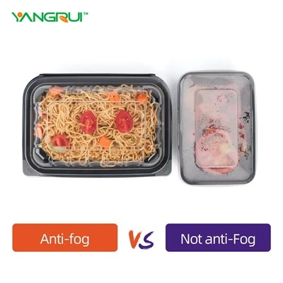 डिस्पोज़ेबल हिंगेड टू गो फ़ूड कंटेनर