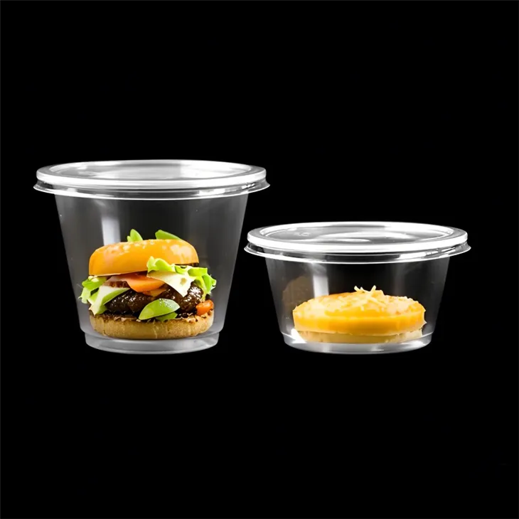 लिड्स के साथ 5 औंस भाग कप