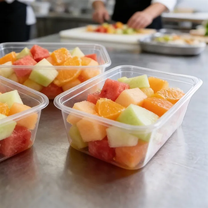 भोजन के लिए साफ़ कंटेनर