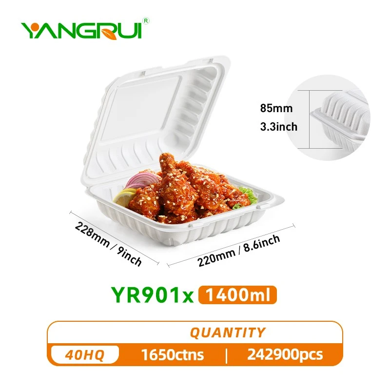 Clamshell Take-Out Food Box Clamshell Take-Out Food Box