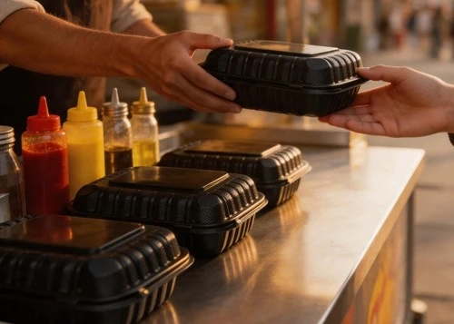to go trays for food