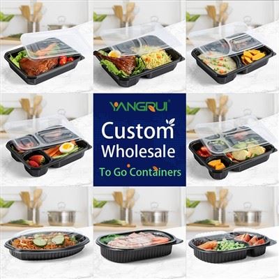 Plastic Food Compartment Trays