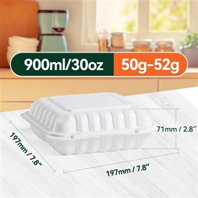 White To-go Boxes